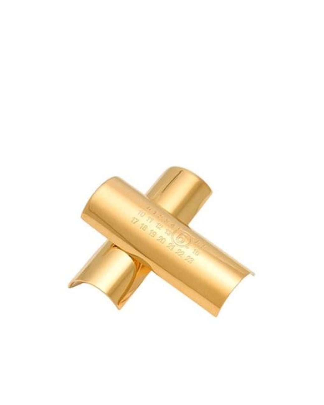 MM6 by Maison Margiela White Metal Earrings