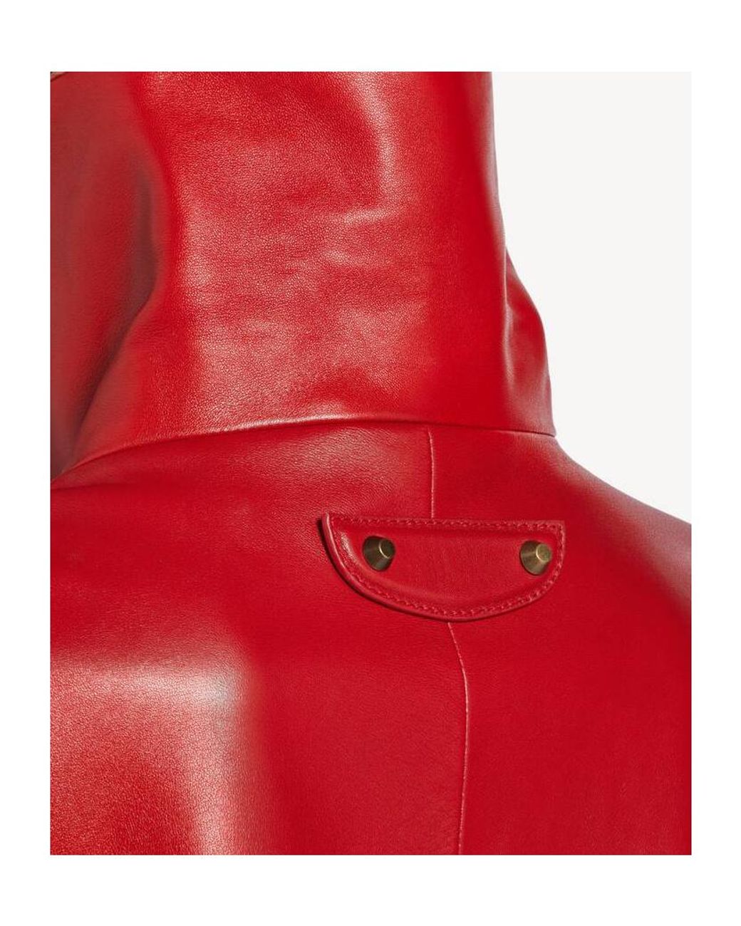 Balenciaga Red Round Jacket
