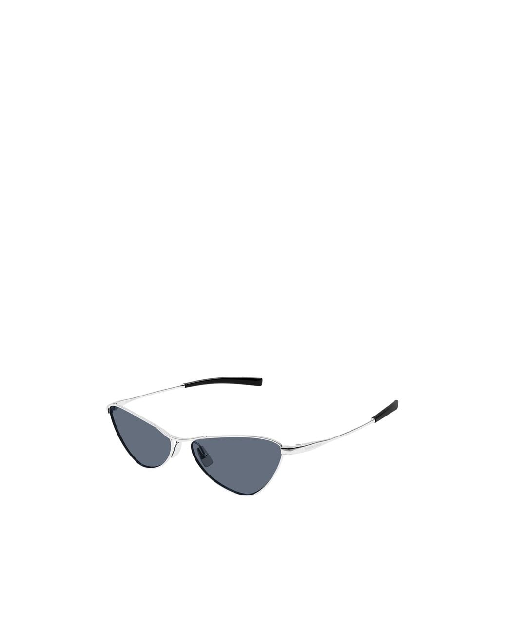 Saint Laurent White Eyewear Cat-Eye Frame Sunglasses