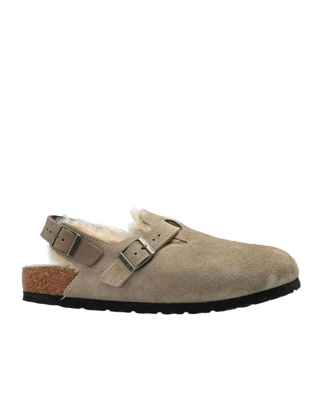 Birkenstock Gray Tokyo Buckle Detailed Slip-On Slippers for men