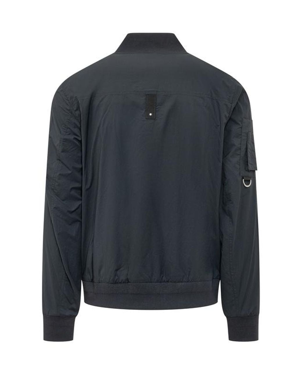 Moose Knuckles Blue Courville Zipped Bomber Jacket for men