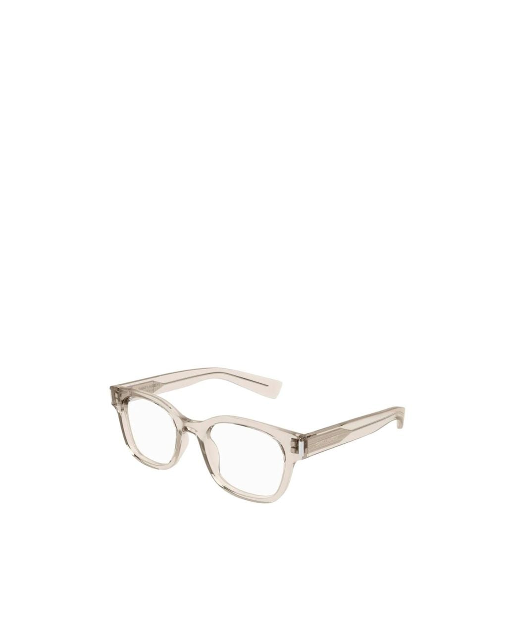 Saint Laurent White Eyewear Sl 722 Rectangular Glasses