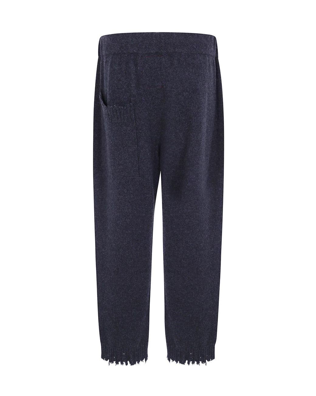Uma Wang Blue Elastic Waist Casual Pants