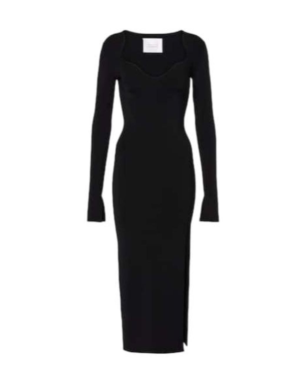 Galvan Black Kaia Midi Dress