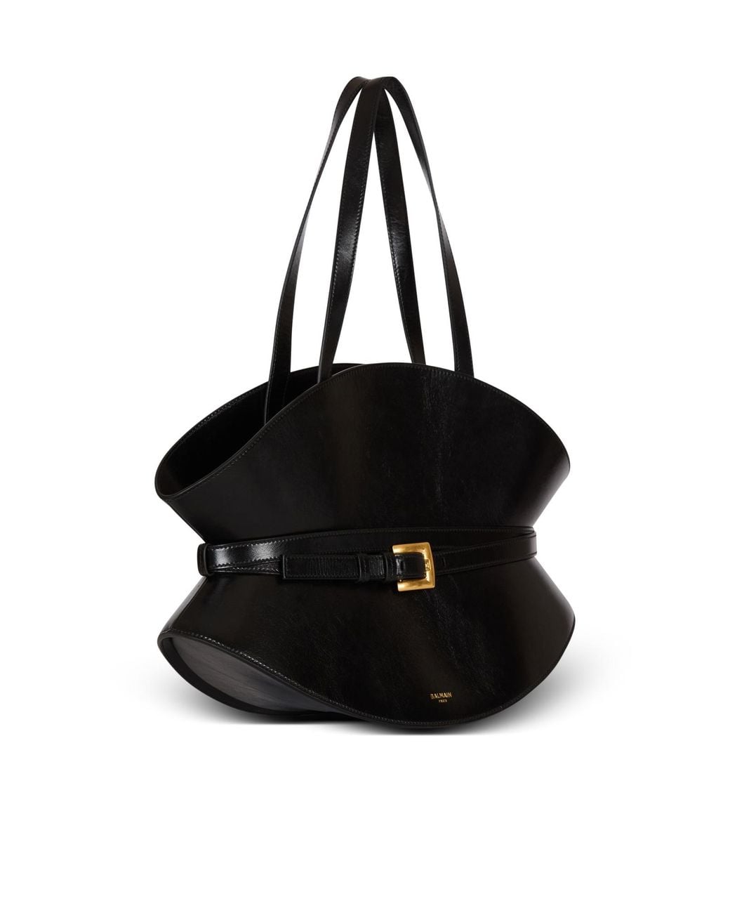 Balmain Black Shuffle Medium Bag
