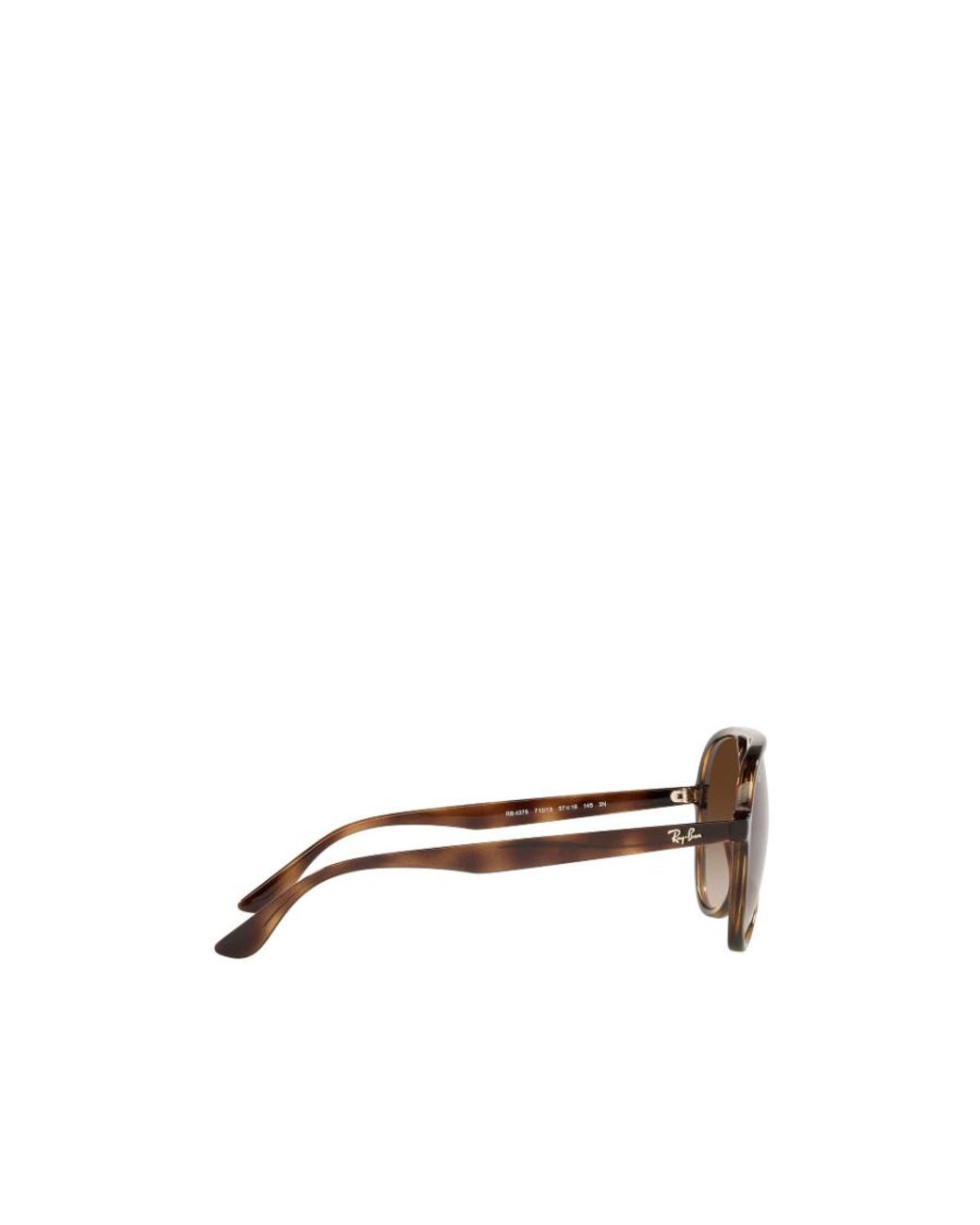 Ray-Ban Brown Pilot Frame Sunglasses for men