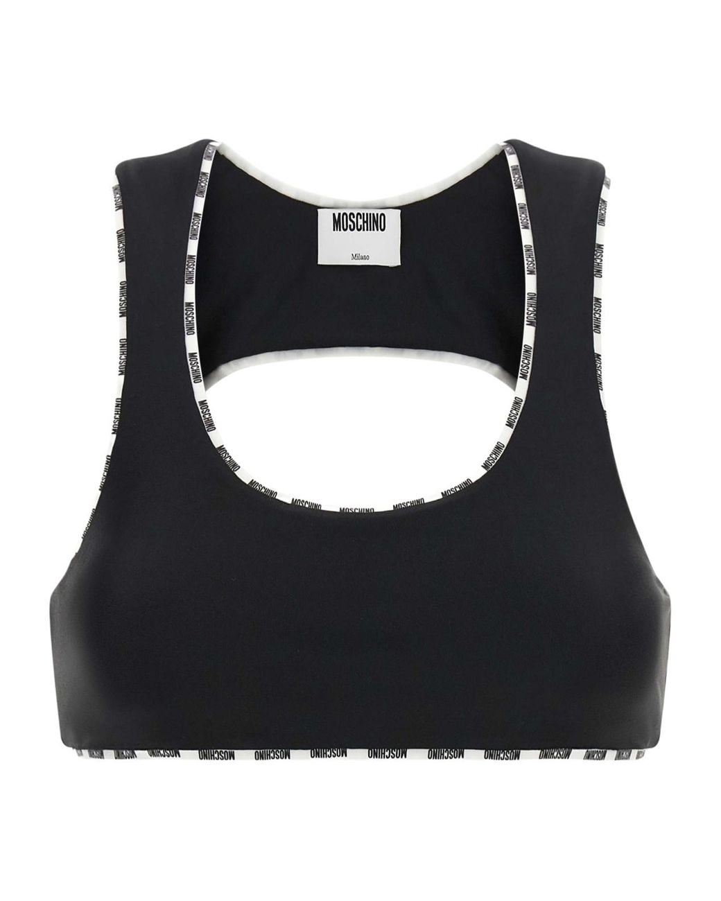 Moschino Black Sporty Top