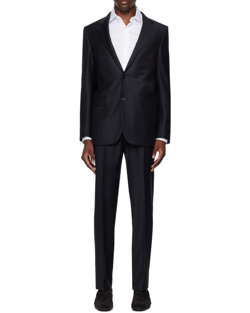 Zegna Blue Trofeo Single-Breasted Suit for men
