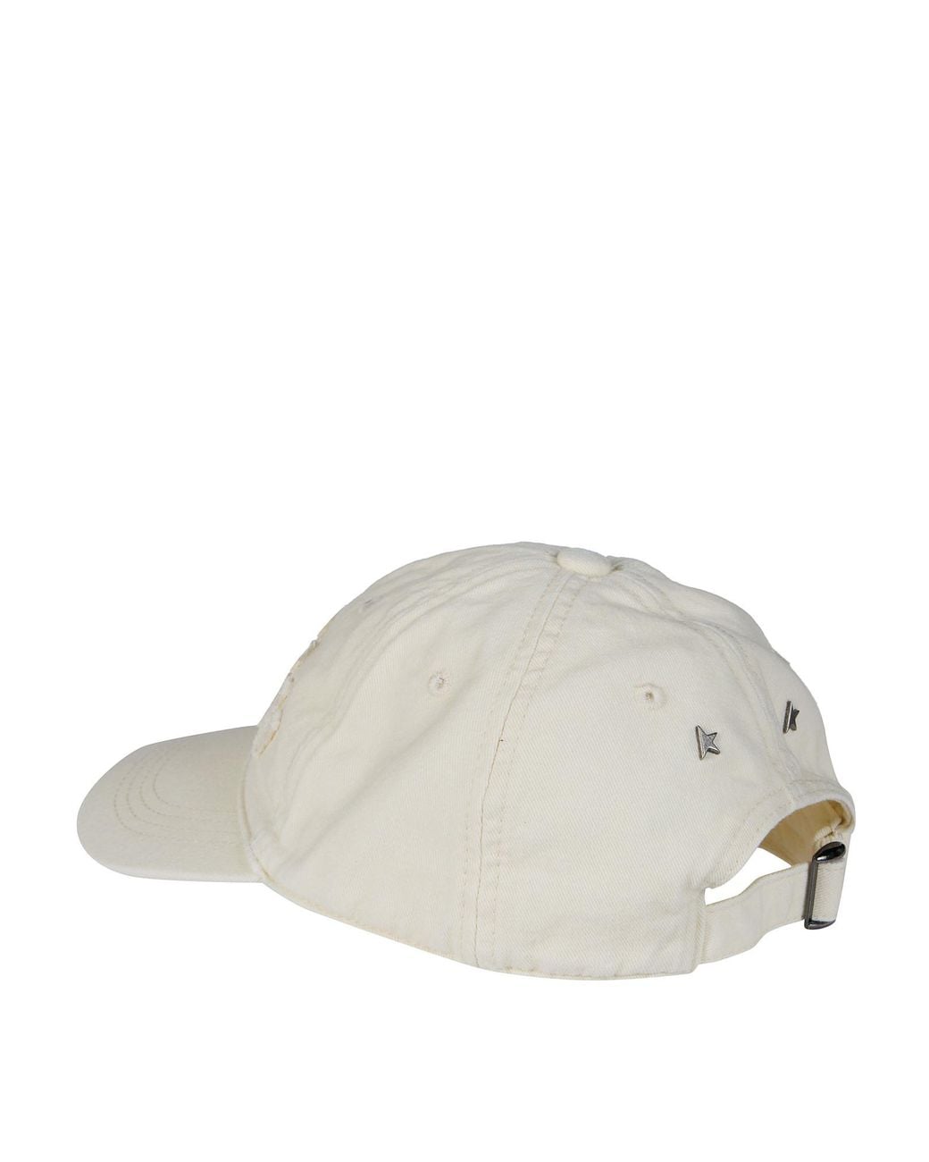 Golden Goose Deluxe Brand White Logo Detailed Baseball Cap