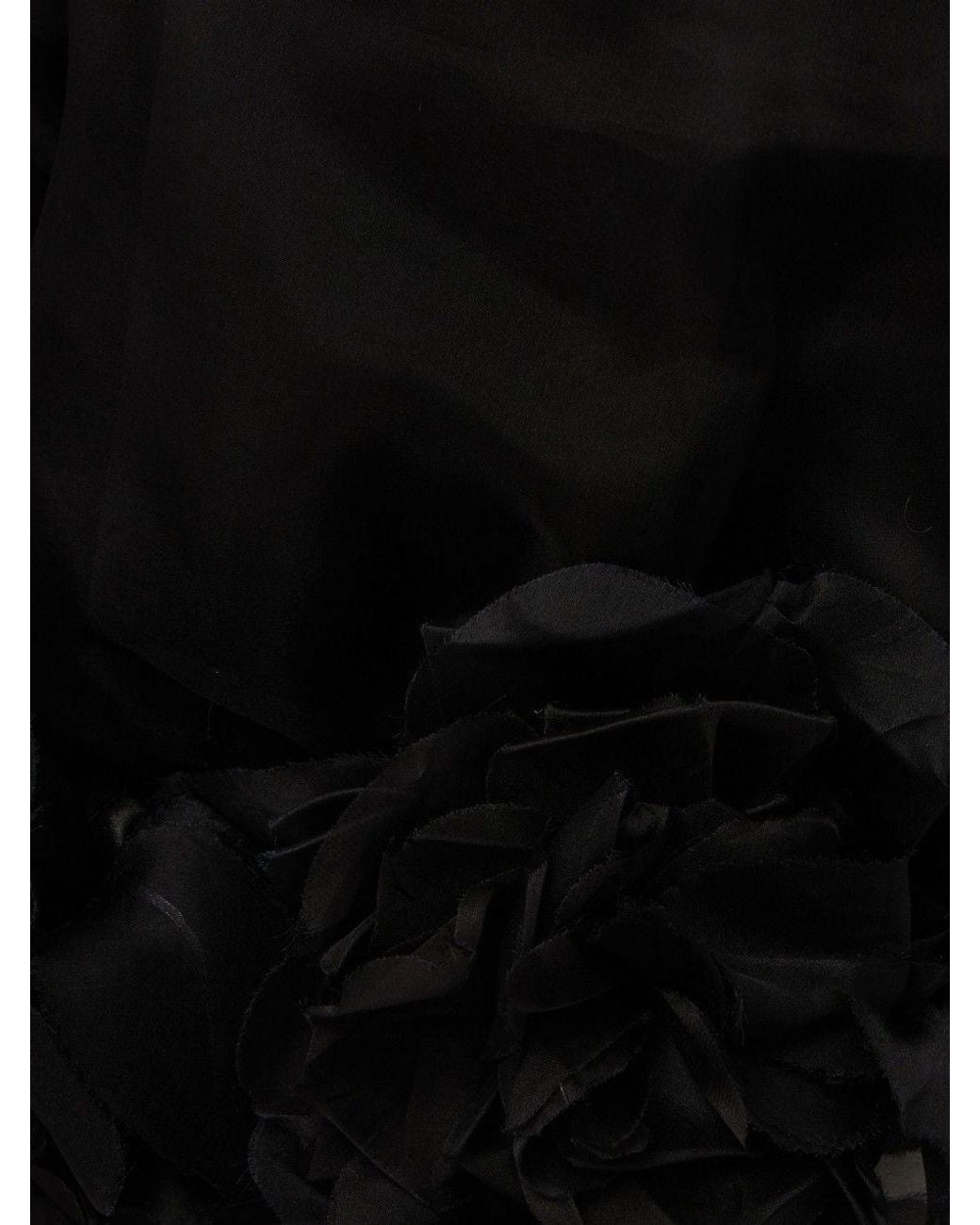 GIUSEPPE DI MORABITO Black Spaghetti-Strap Dress