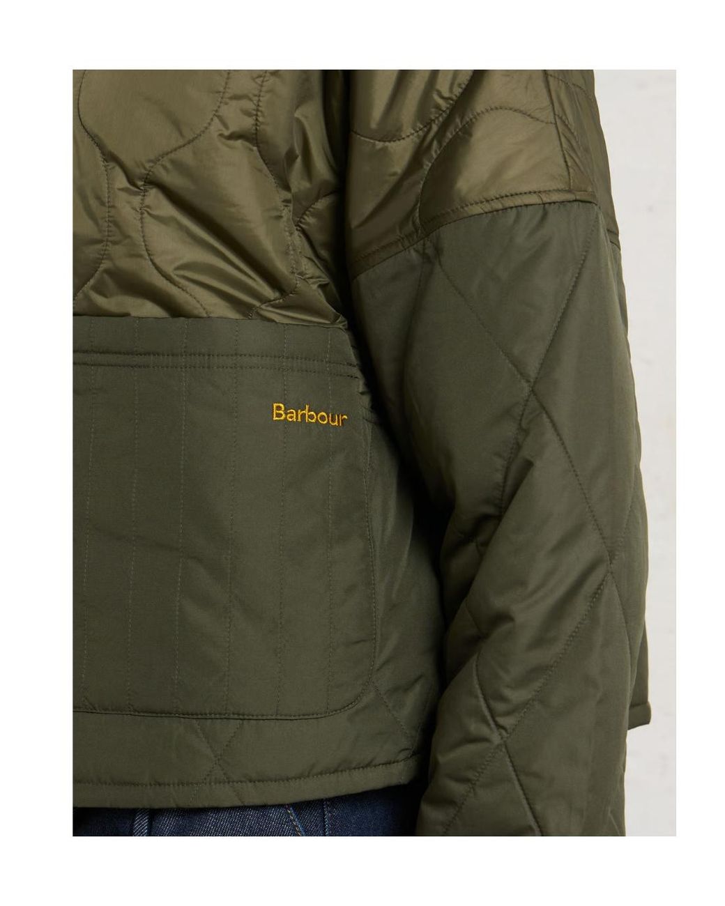 Barbour Green Ravenshill Reversible Quilted Jacket