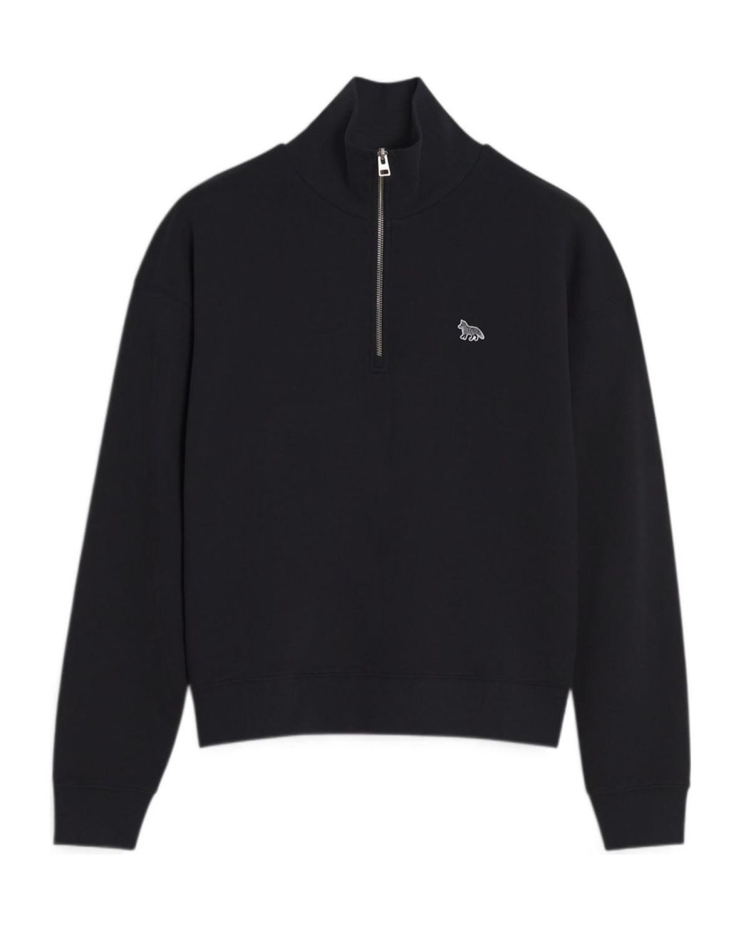 Maison Kitsuné Blue Baby Fox-Patch Sweatshirt