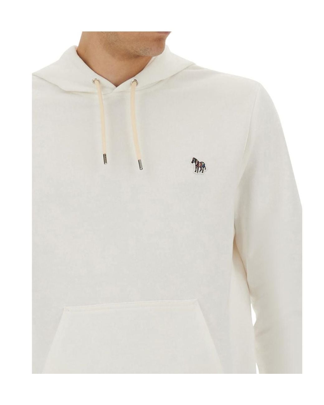 Paul Smith White Ps ポールスミス ゼブラパッチ パーカー for men