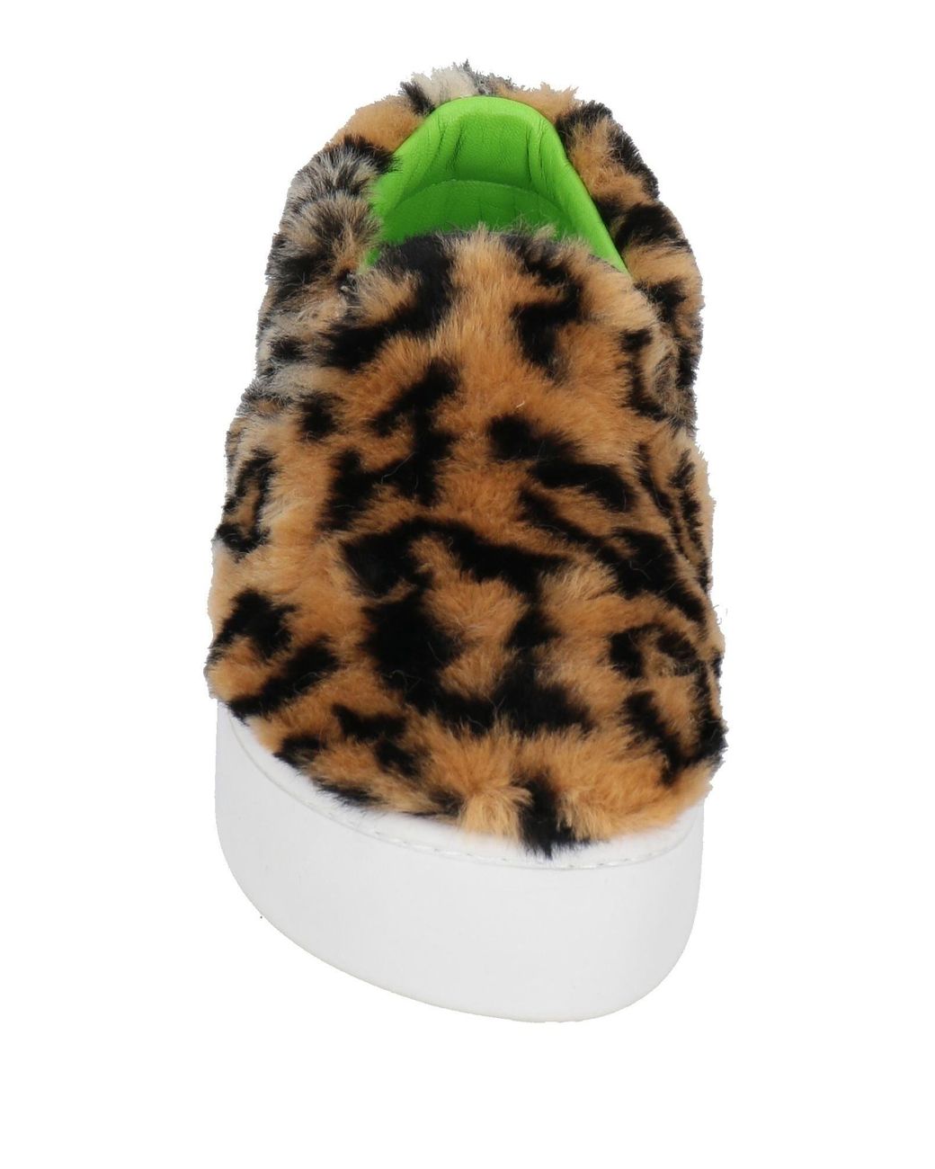 Marni Brown Leopard Print Casual Shoes
