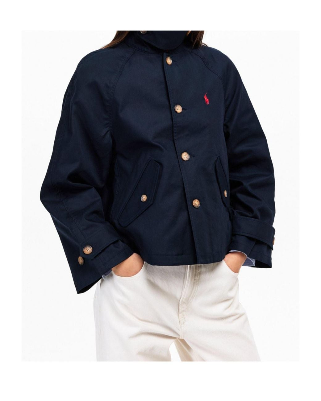 Polo Ralph Lauren Blue Single-Breasted Coat