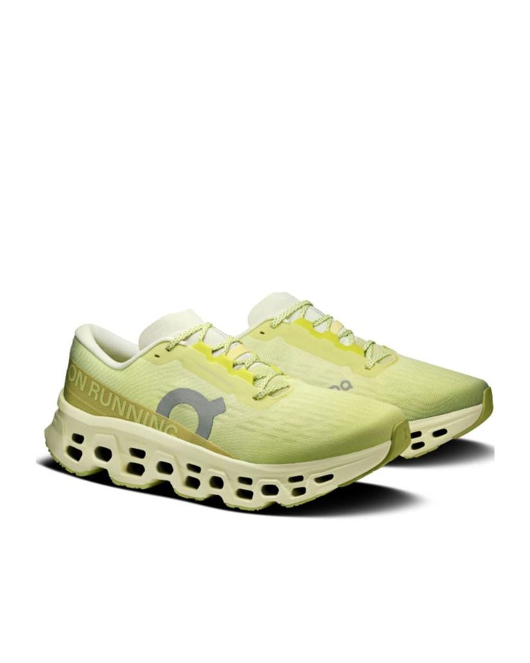On Shoes Green Cloudmonster 3 Lace-Up Sneakers for men