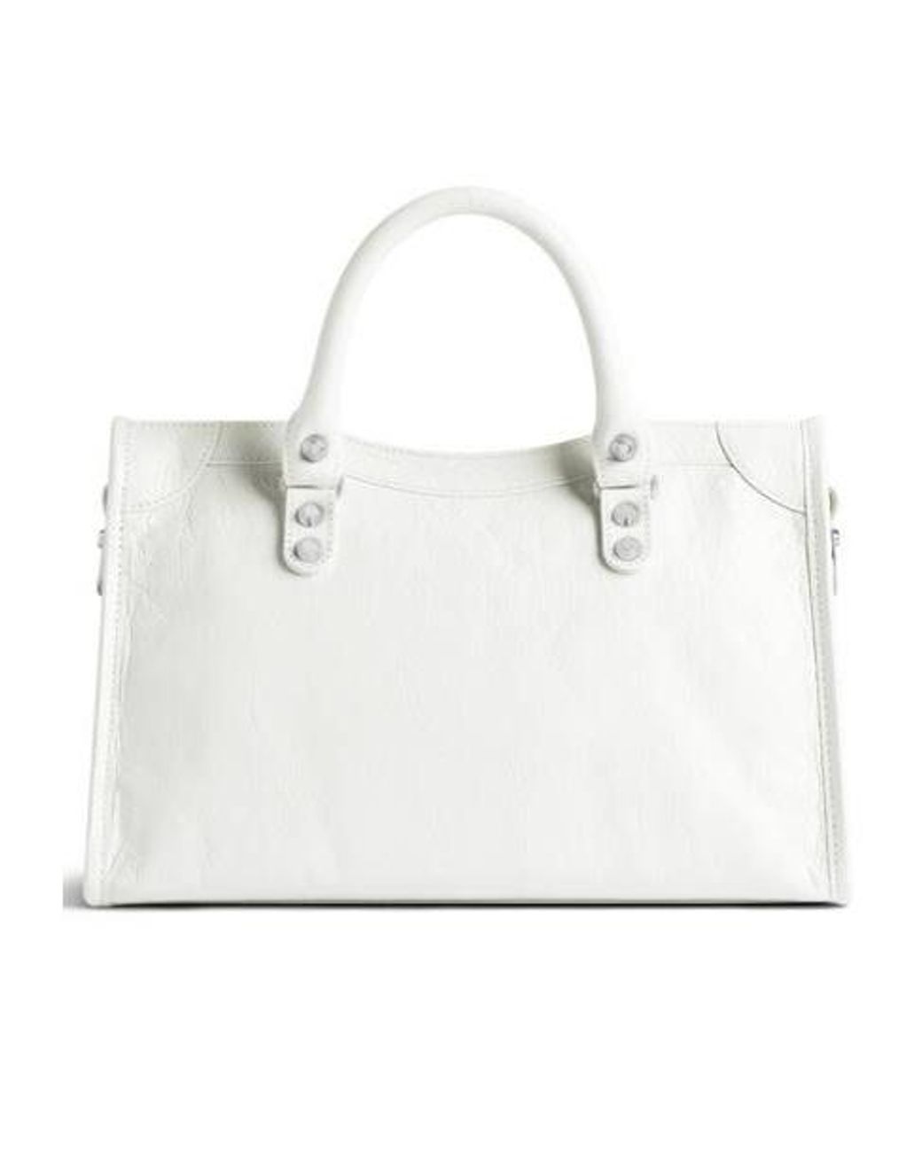 Balenciaga White Le City Small Bag