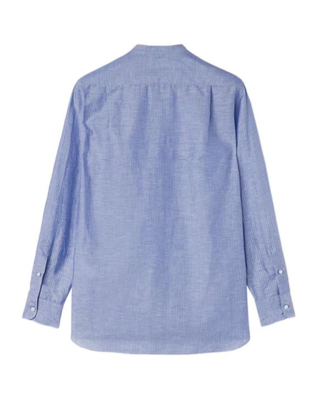 Loro Piana Blue Elia Striped Shirt for men