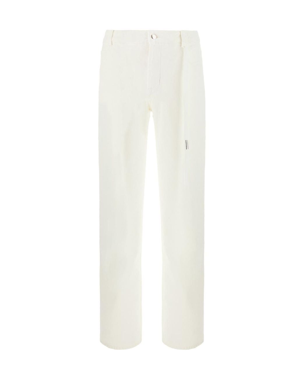 Ann Demeulemeester White Straight Leg Jeans for men