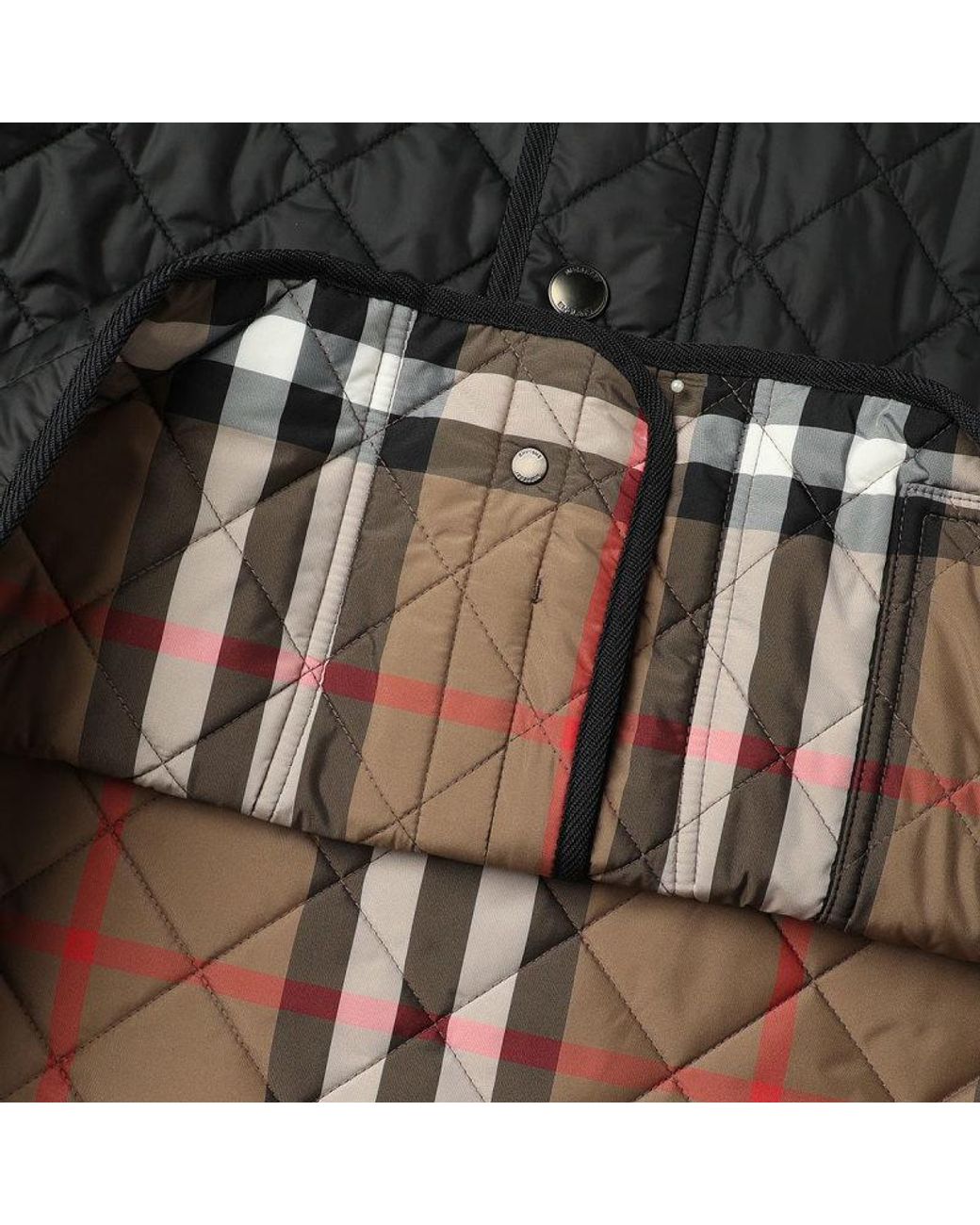 Burberry Black Long-Sleeved Cotton-Padded Jacket for men
