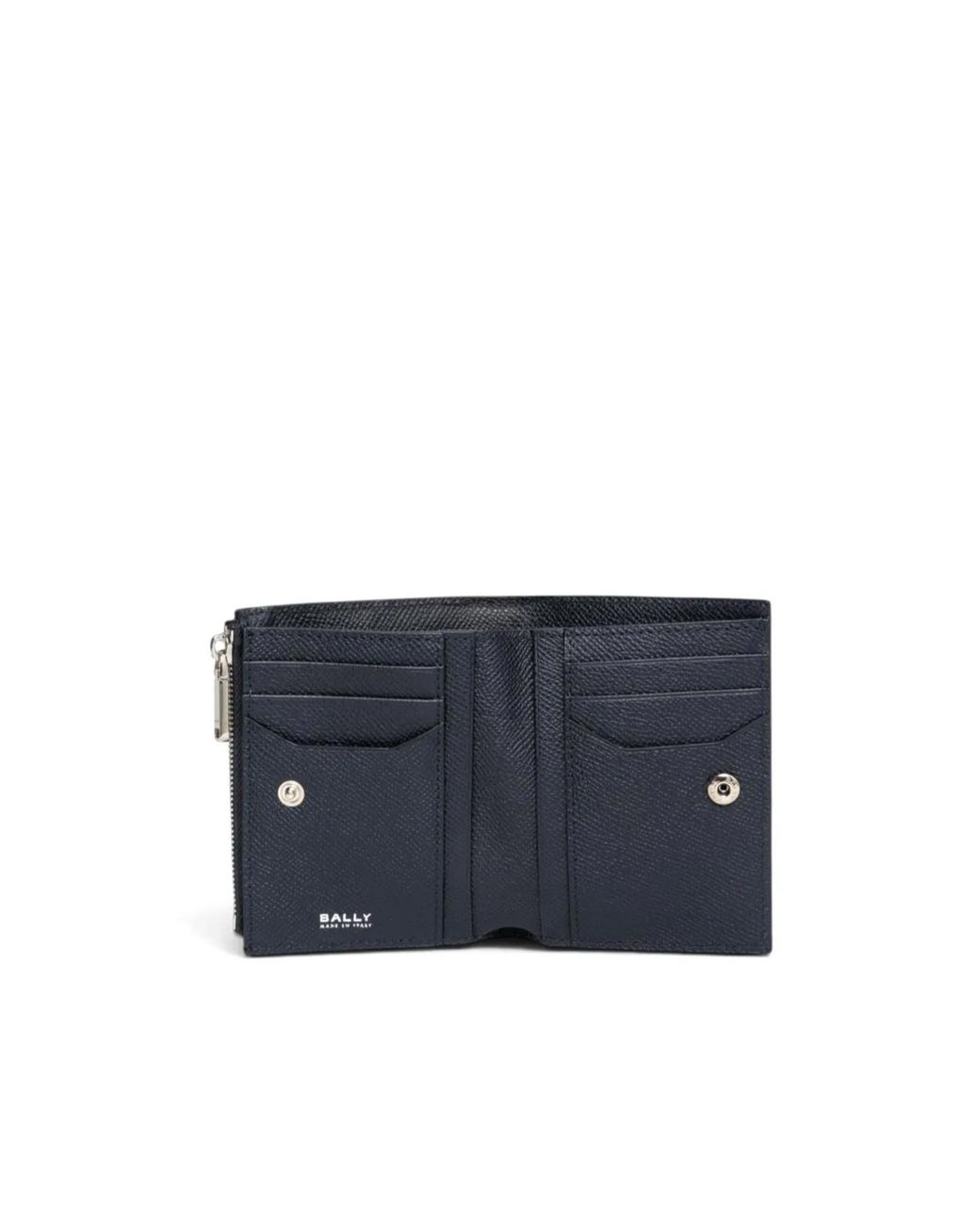 Bally Blue Bi-Fold Wallet for men