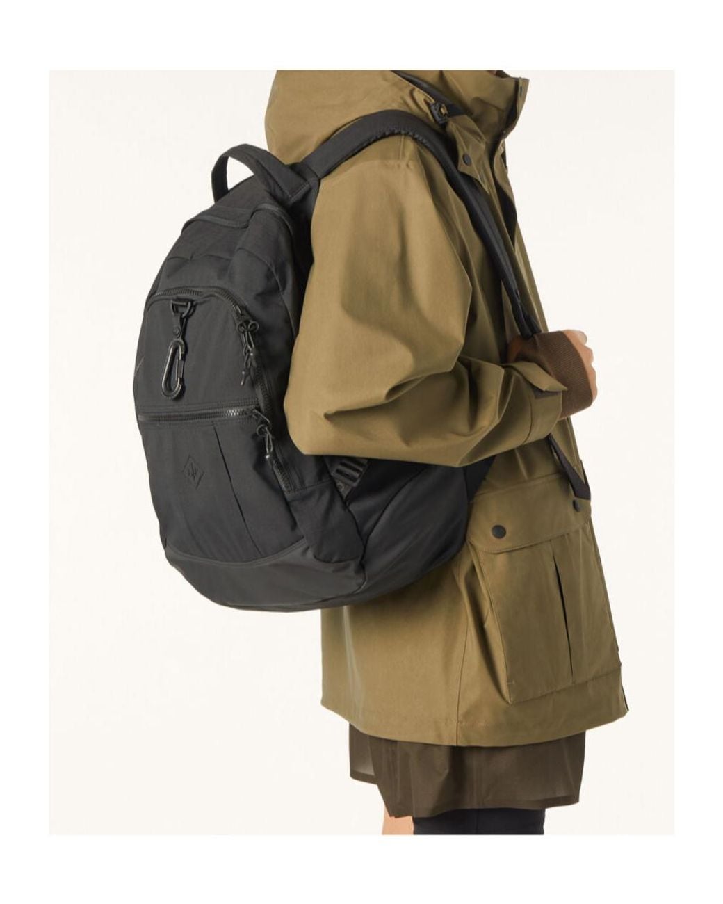 Loro Piana Gray Large Pioneer Backpack for men
