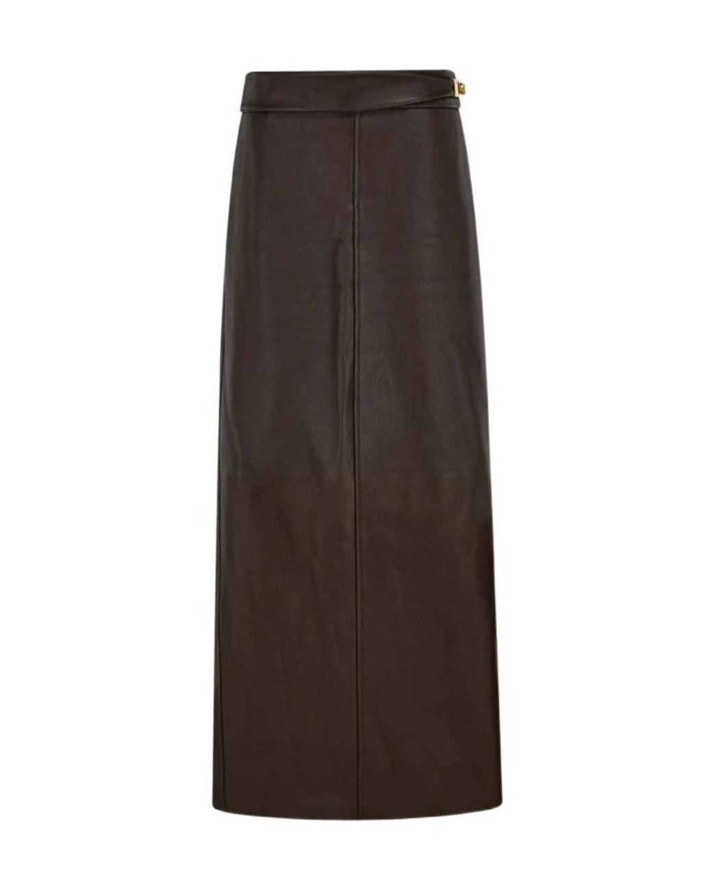 Ferragamo Brown Ferragamo Longline Skirt