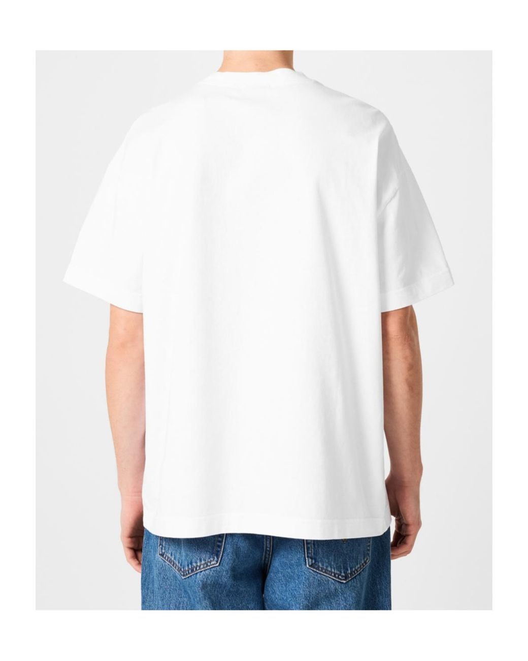 Barbour White Oversized Collins T-Shirt for men
