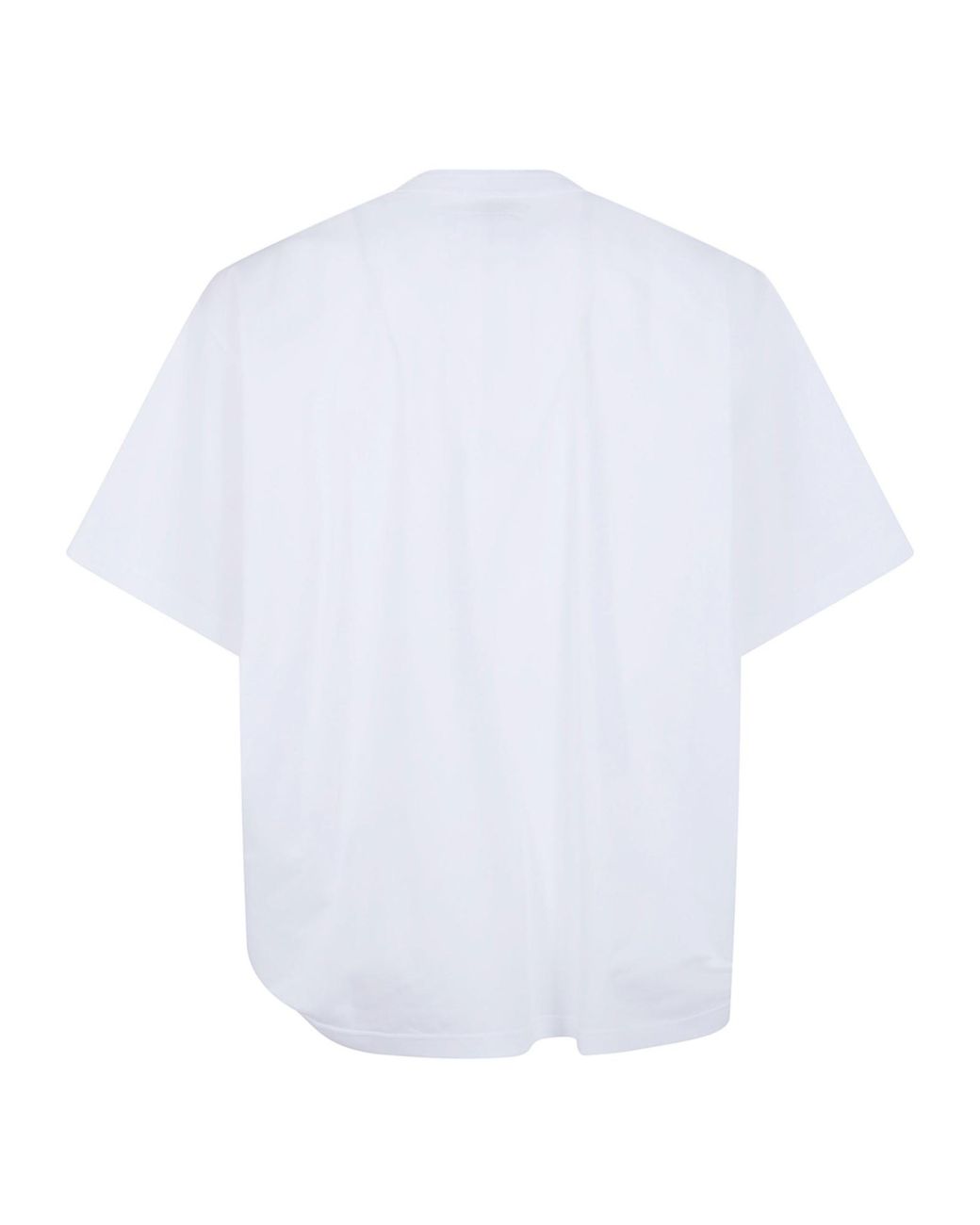 Sacai White Cotton Jersey T-Shirt for men