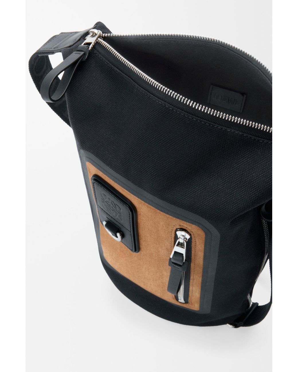 Loewe Black Small Flex Loop Bucket for men