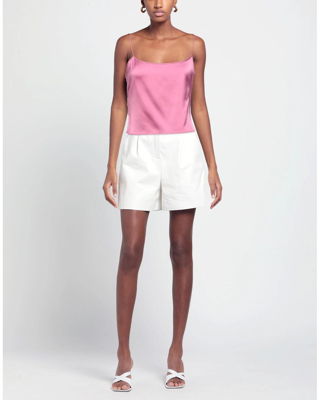 Jacquemus Pink Solid-Colored Satin Camisole