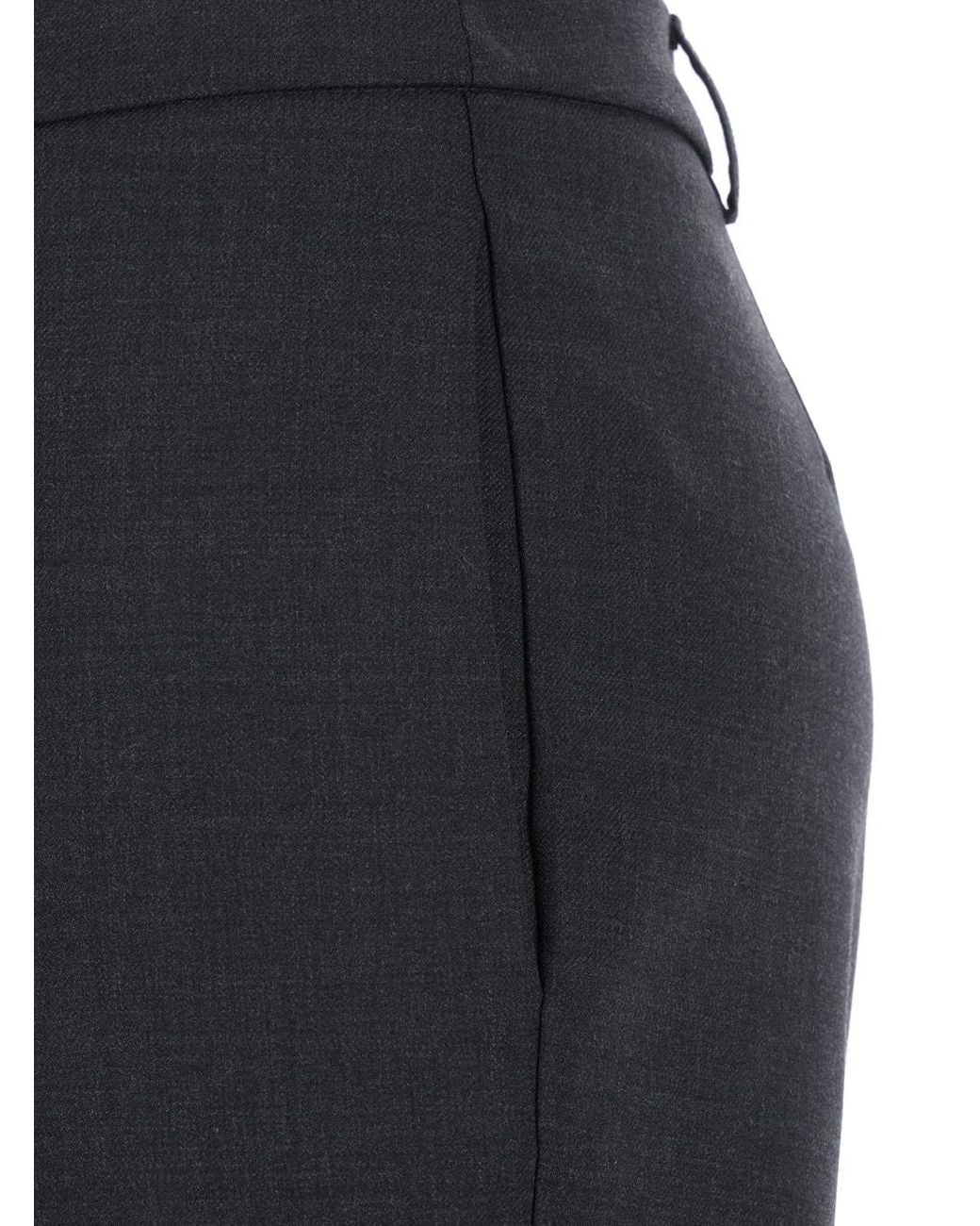 ..,merci Blue Belted Straight-Leg Pants