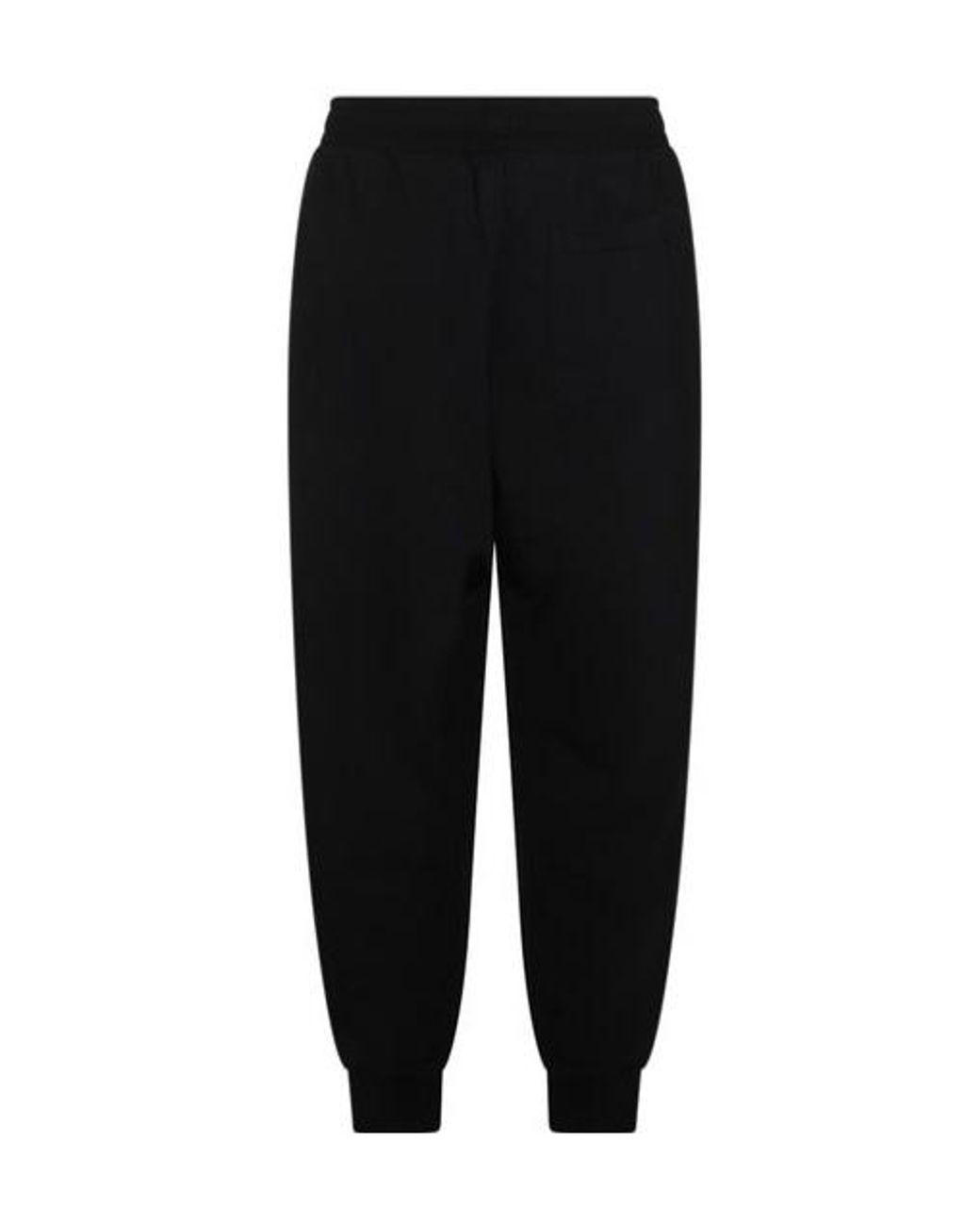 AMI Black Logo Detailed Drawstring Sweatpants for men