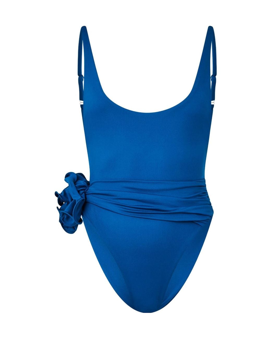 Magda Butrym Blue Solid Color Swimsuit