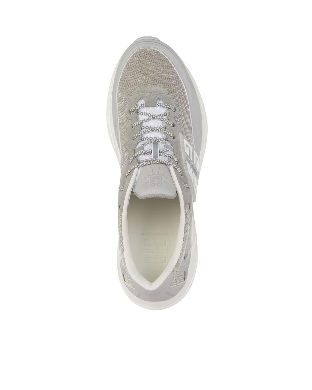 Givenchy Gray Nfnty-52 Lace-Up Sneakers for men