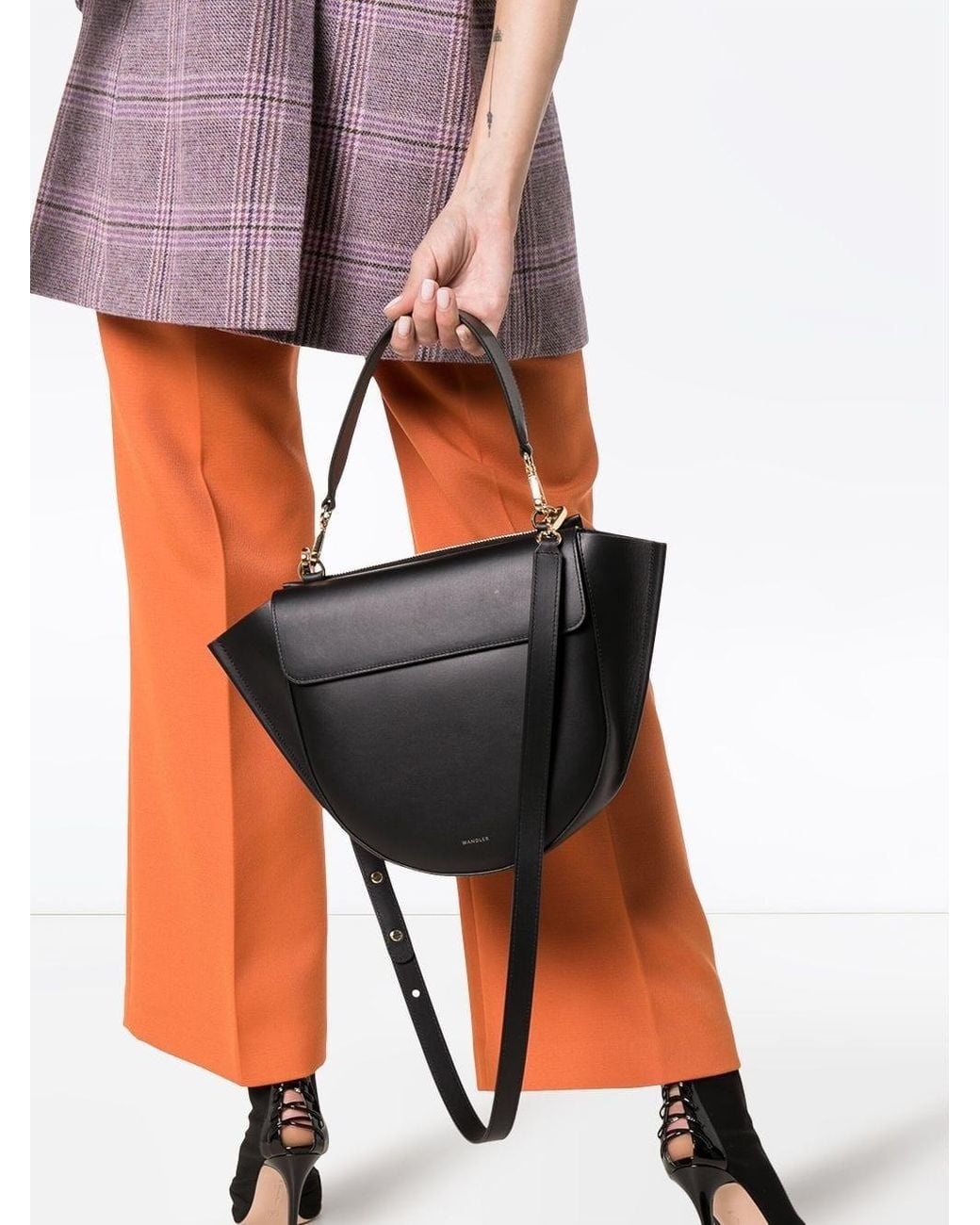 Wandler Black Hortensia Bag Medium Shoulder Bag