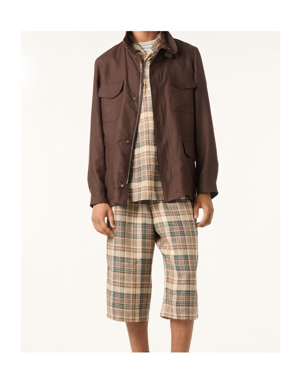 Loro Piana Brown Traveller Field Jacket for men