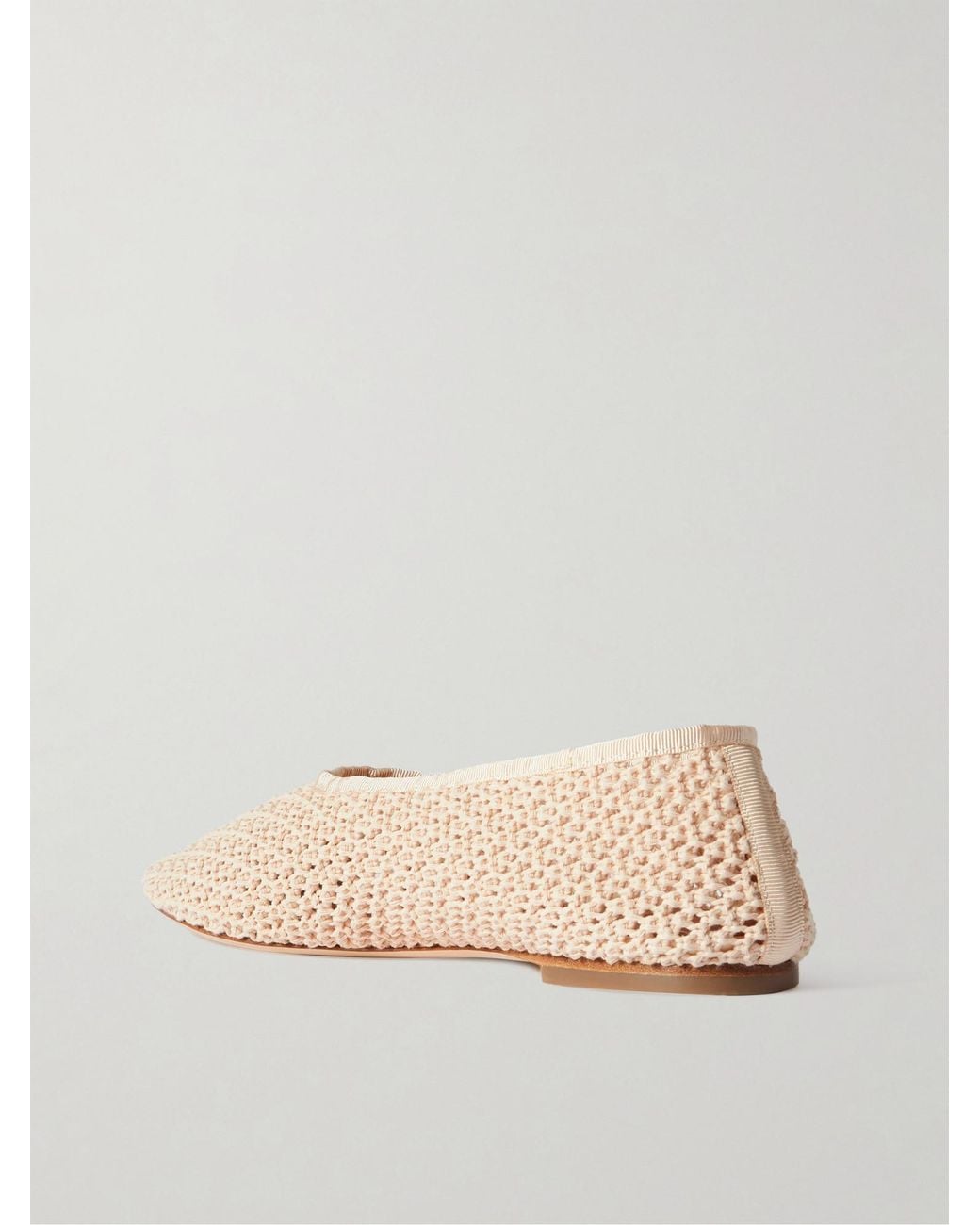 Staud Natural Woven Flat Shoes
