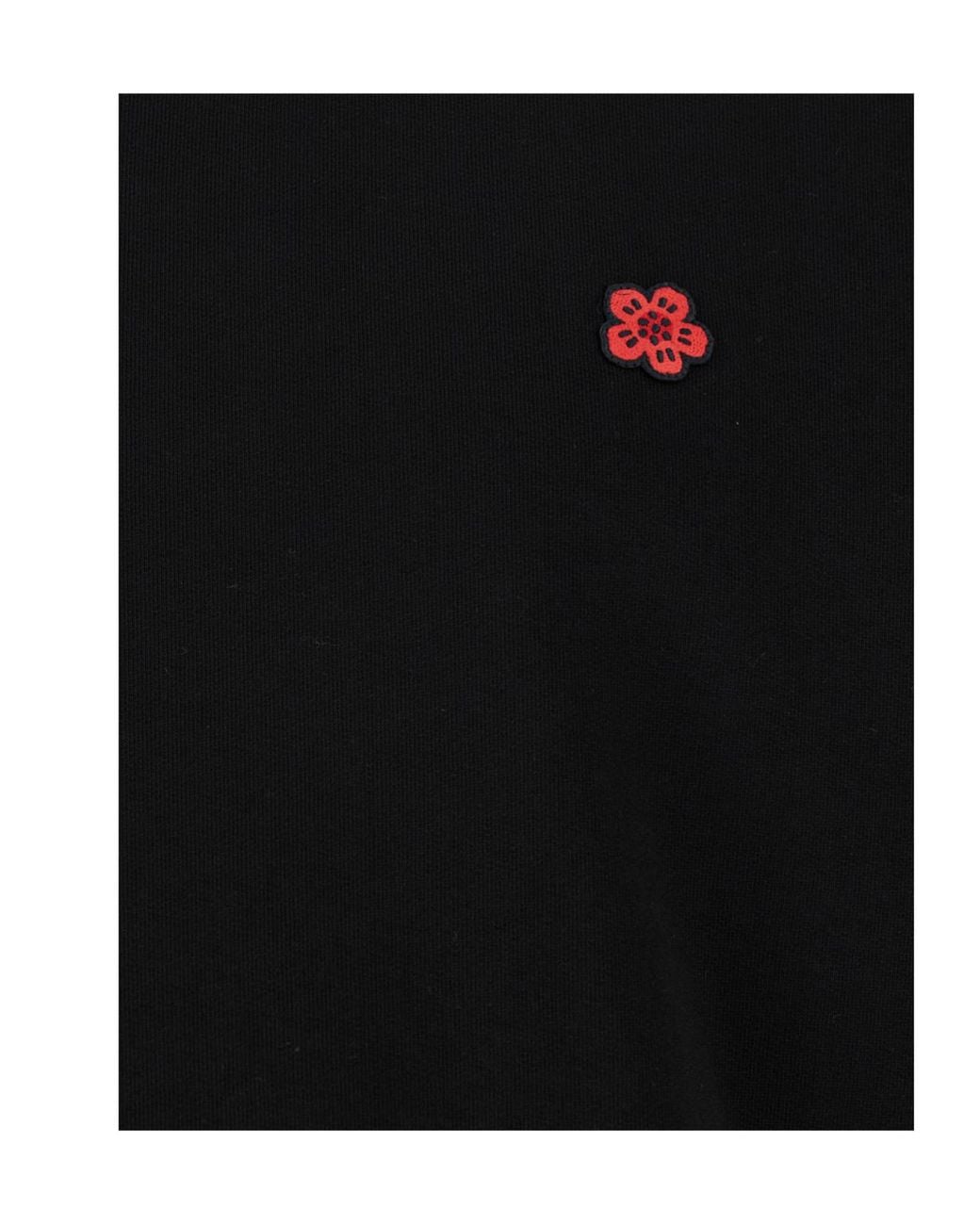 KENZO Black Boke Flower Embroidered Crewneck Sweatshirt for men