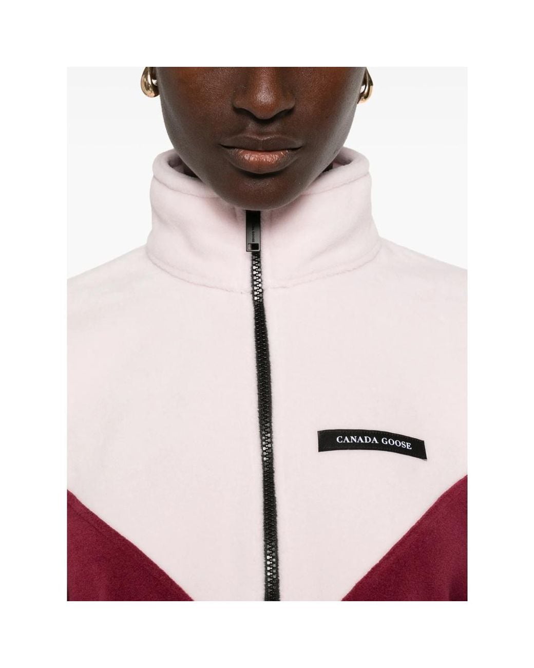 Canada Goose Red Polar Tayen Fleece Sweatshirt