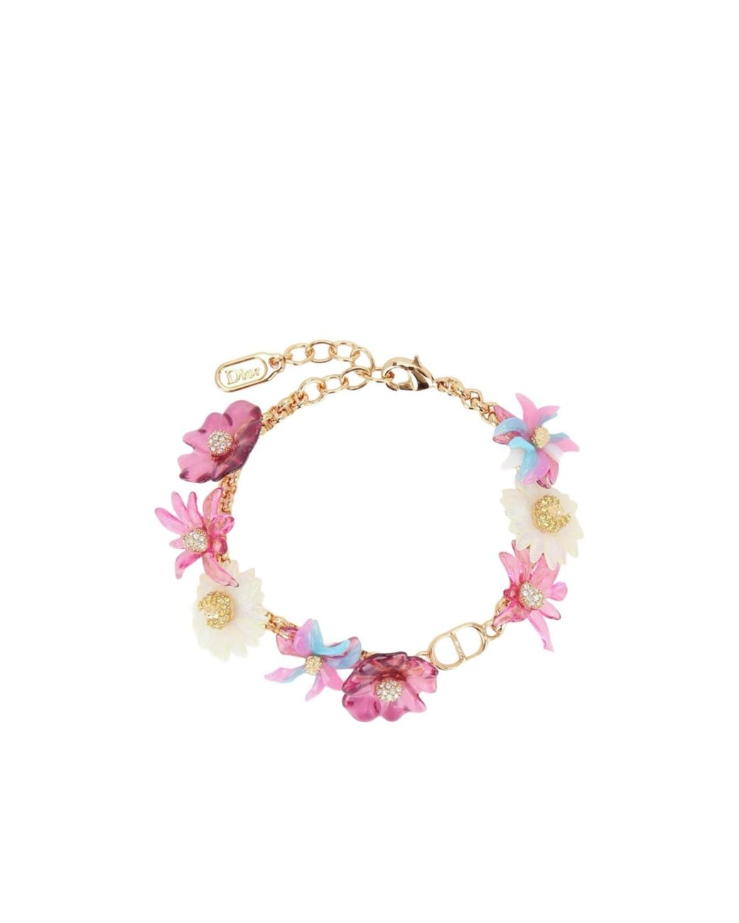 Dior Pink Flower Bracelet