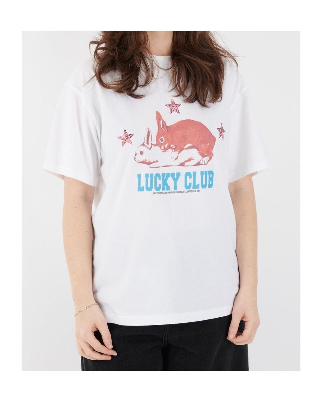 Carne Bollente White Lucky Club Graphic-Print T-Shirt