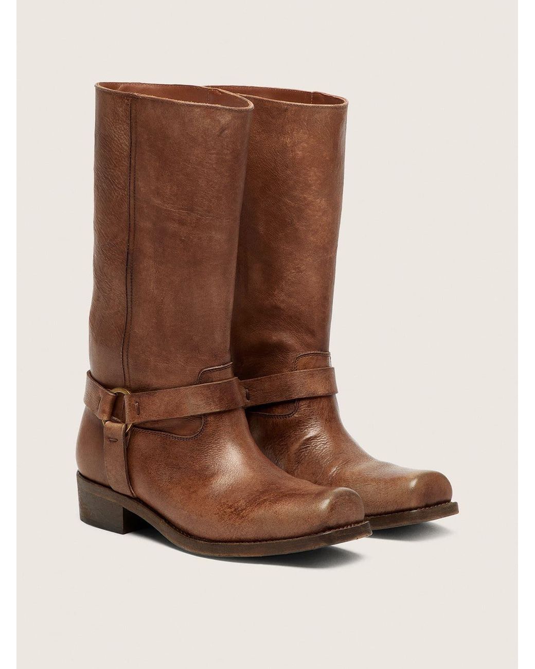 Golden Goose Deluxe Brand Brown High Biker Boots