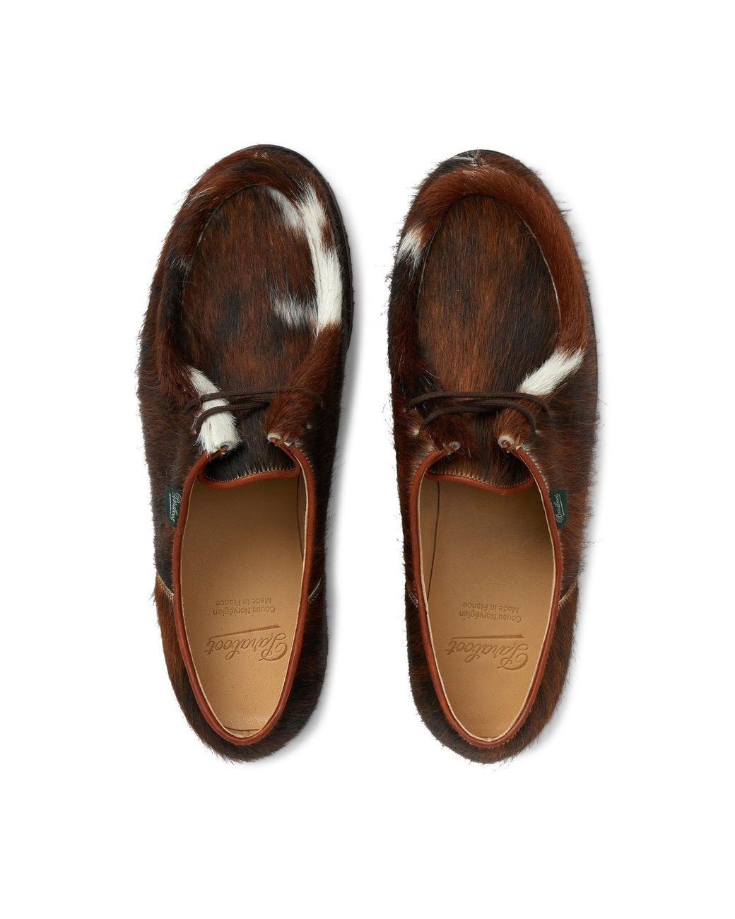 Paraboot Brown Michael Derby Lace-Up Shoes for men