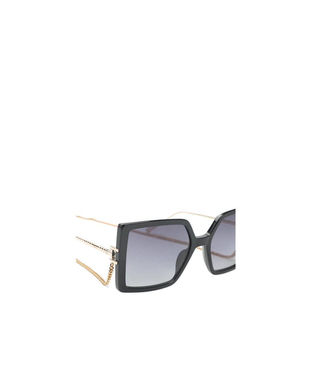 Chopard White Eyewear Square Frame Sunglasses