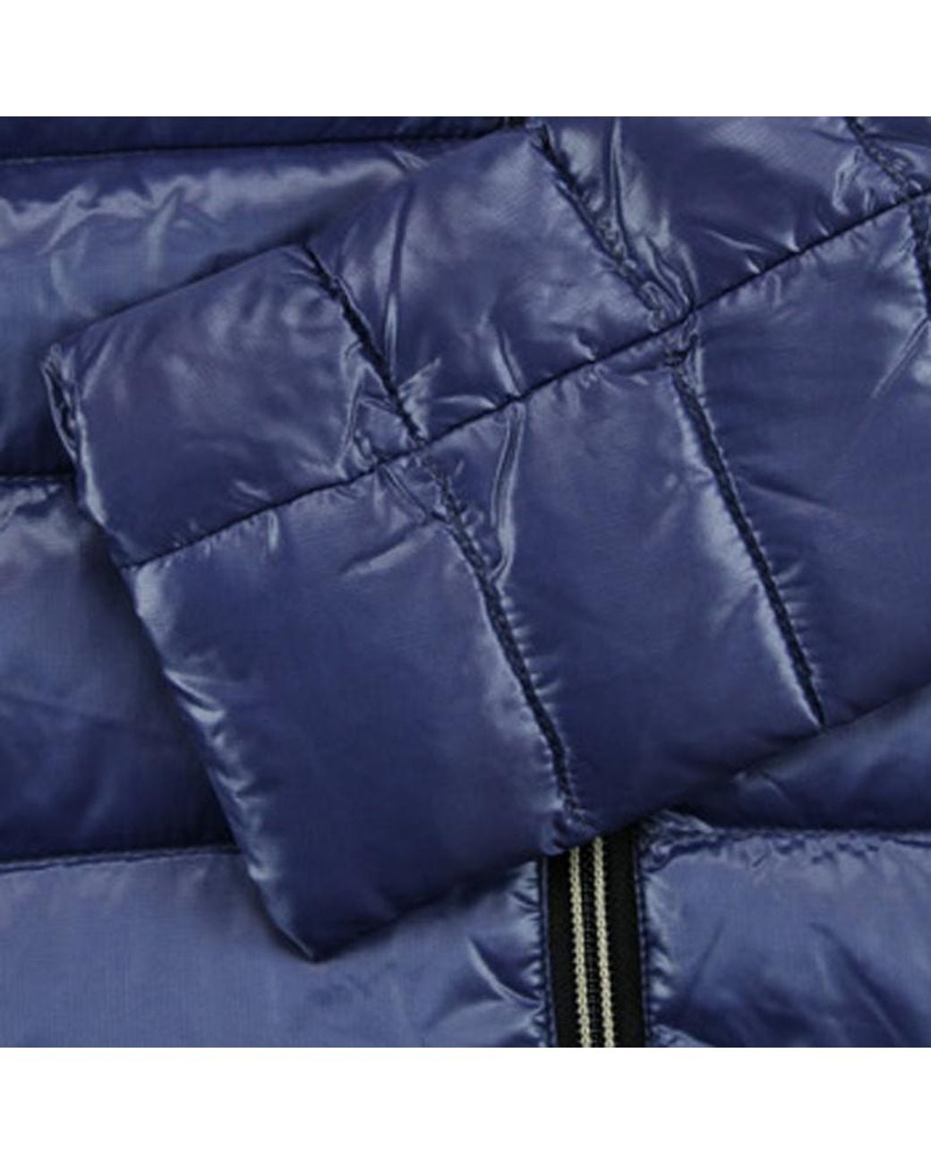 Duvetica Blue Hooded Quilted Padded Coat