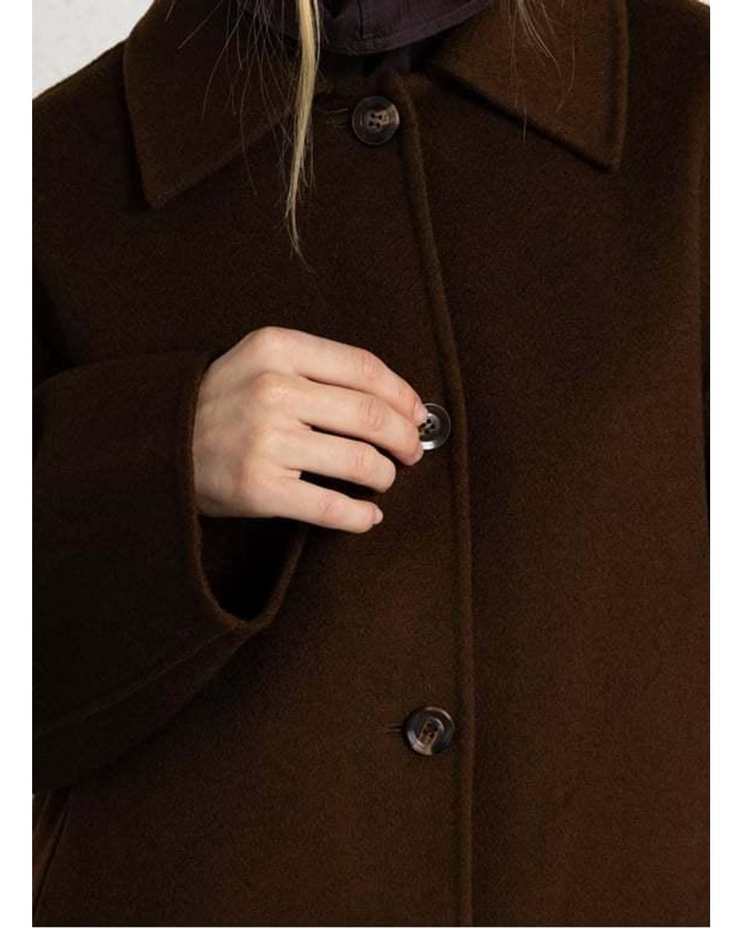 Soeur Brown Long-Sleeve Casual Jacket