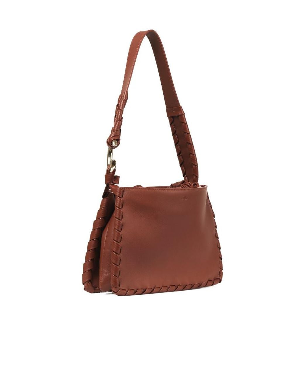 Chloé Red Chloé Mate Multi-Gusset Shoulder Bag