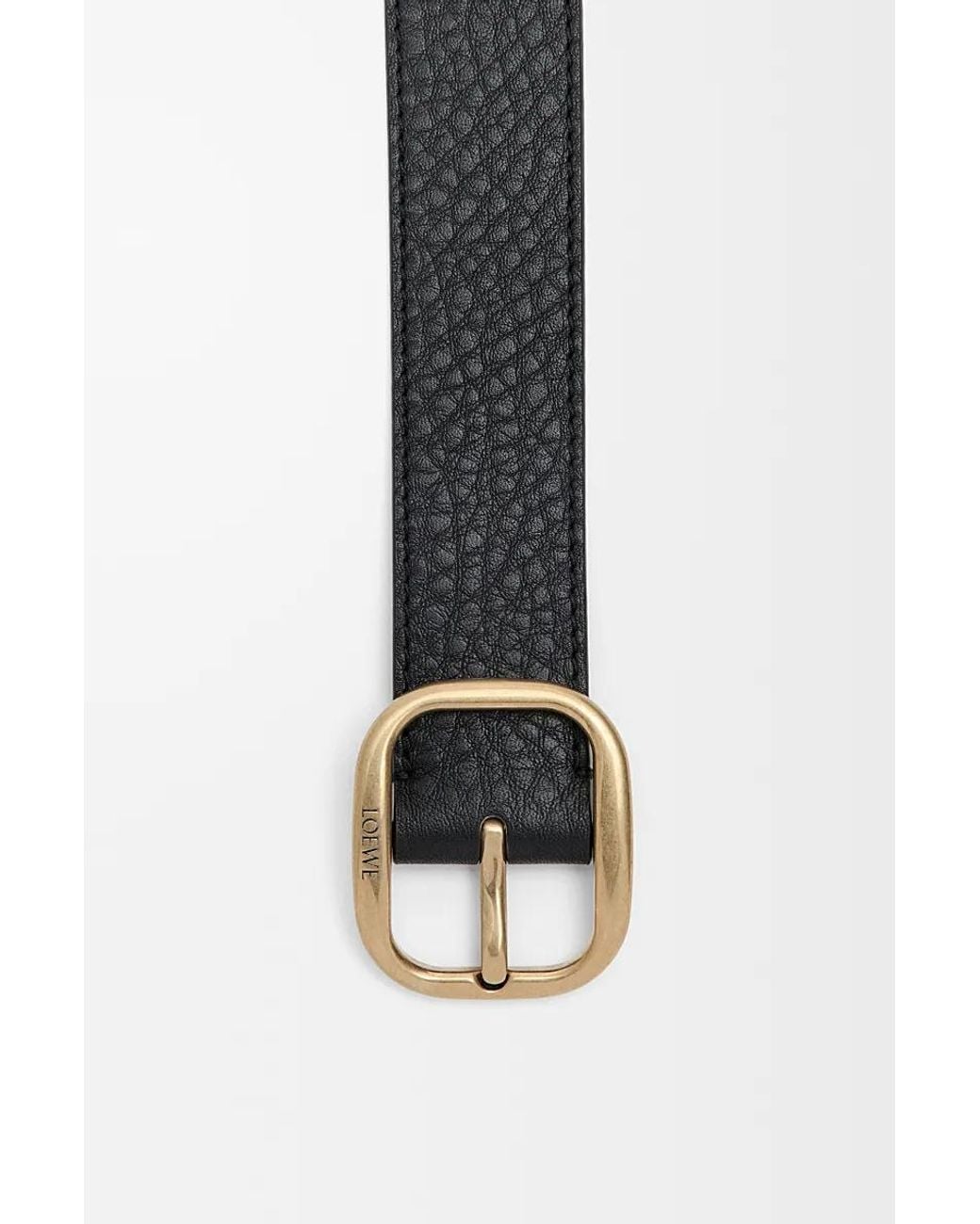 Loewe White Rounded Soft Belt