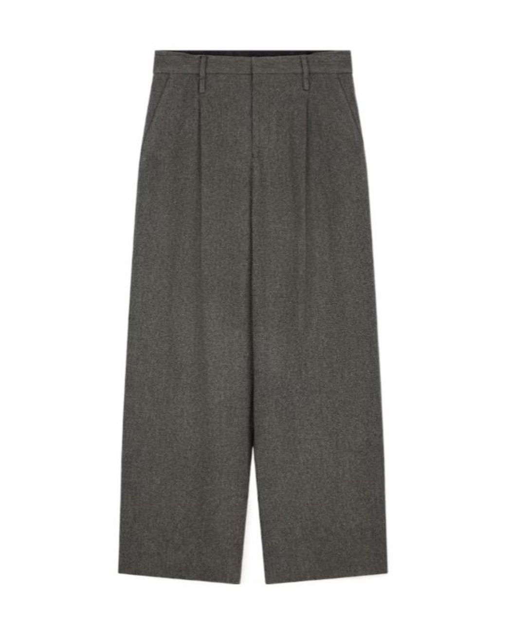 Emporio Armani Gray Tailored Trousers for men